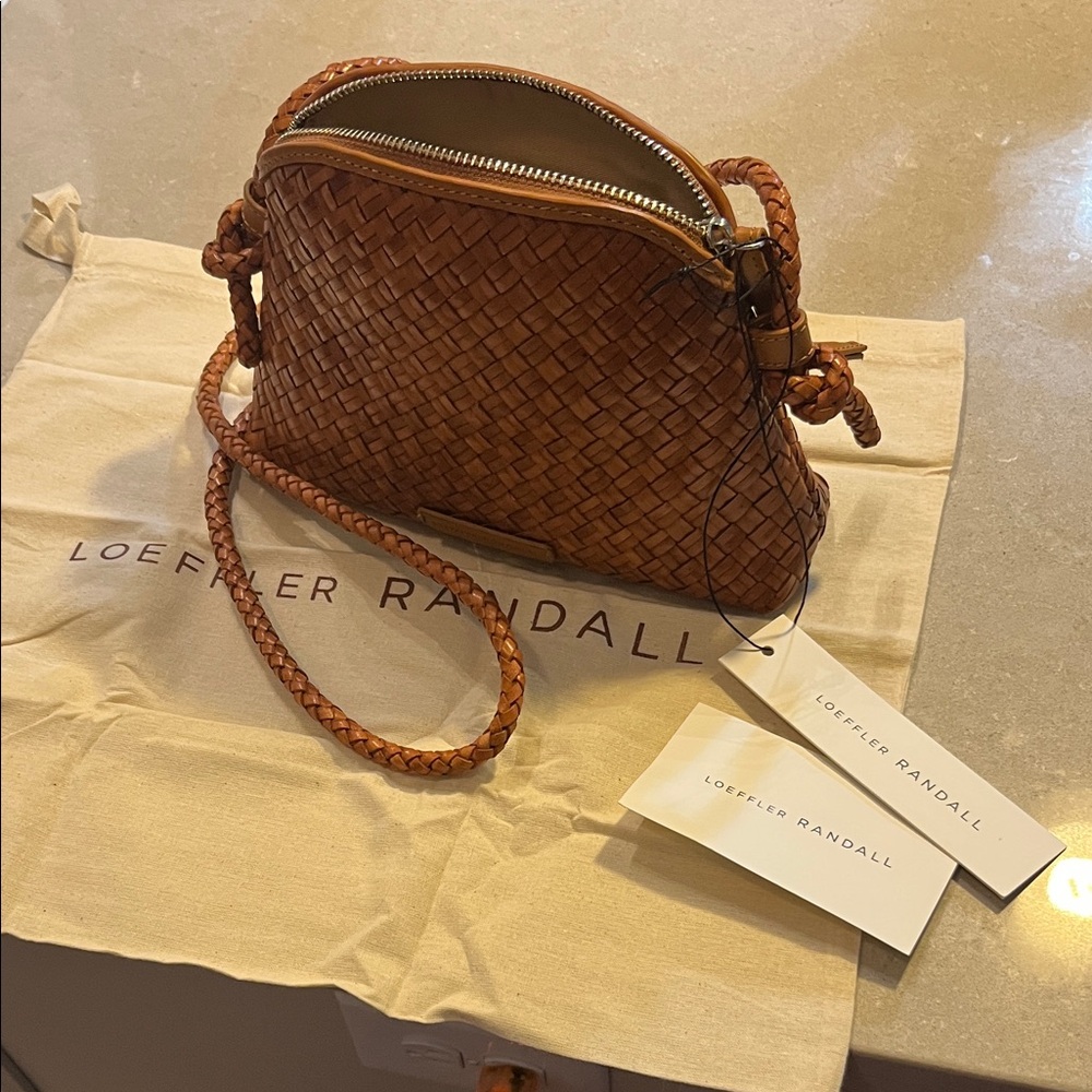 Loeffler Randall Marybeth Mini Woven Crossbody Bag